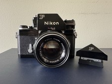 Nikon F 35mm SLR Camera  NIKKOR-S Auto 50mm f/1.4 Lens  2 VF  Original Case