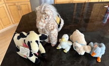 Vintage 1992 Muffy Vanderbear Down On the Farm Teddy Bear animals 5