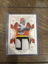 🔥 Jerry Jeudy /10 National Treasures Patch Browns NFL Rare BOOKEND 🔥