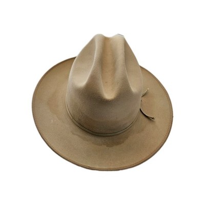 Vintage Stetson Men's 7X Beaver Cowboy Western Hat Beige Sz7 70s