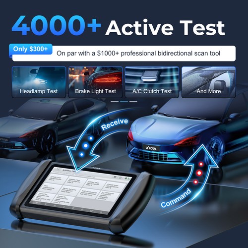 XTOOL IP819 Bidirectional Scanner Full System Diagnostic ECU Coding KEY Program - Picture 6 of 12