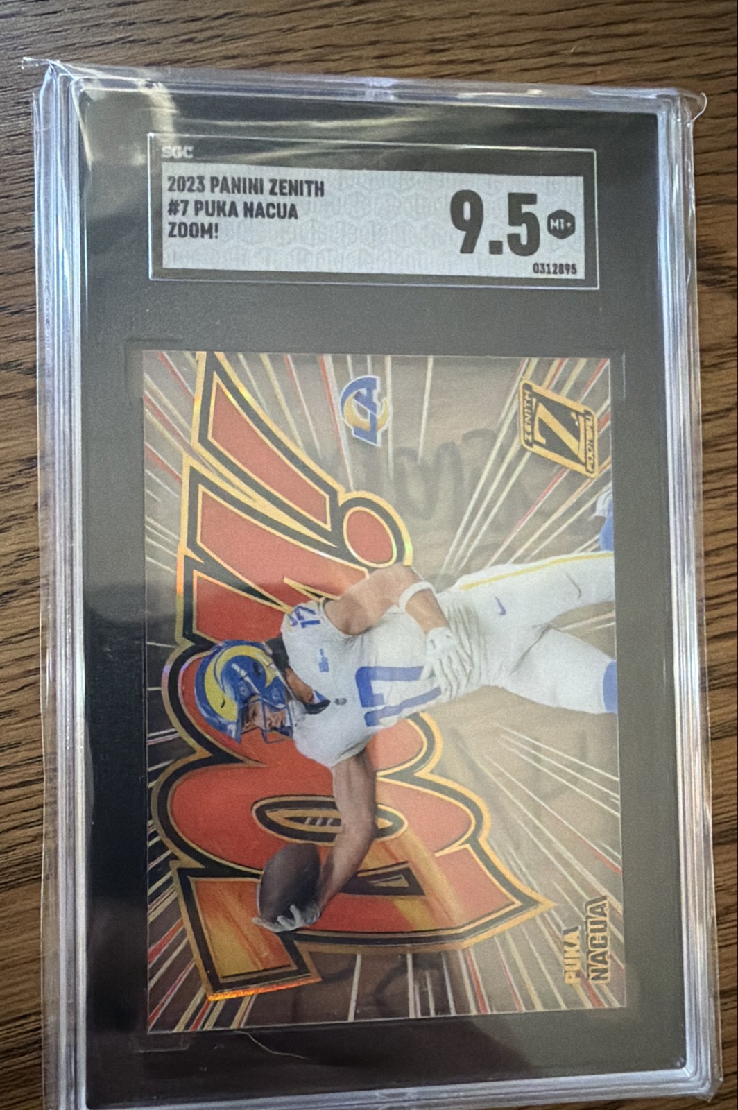2023 Panini Zenith - Zoom! Puka Nacua #7 (RC)