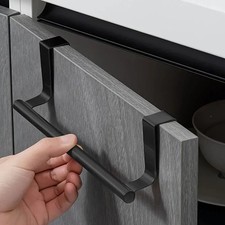 Towel Rack Over Door Stainless Steel Towel Bar Storage Organizer Bathroom Kitche
