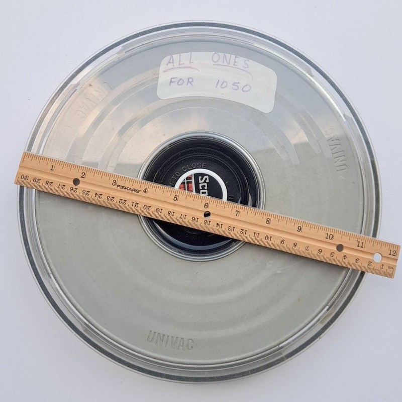 RARE UNIVAC 1050 Magnetic Tape Reel Mainframe St. Paul
