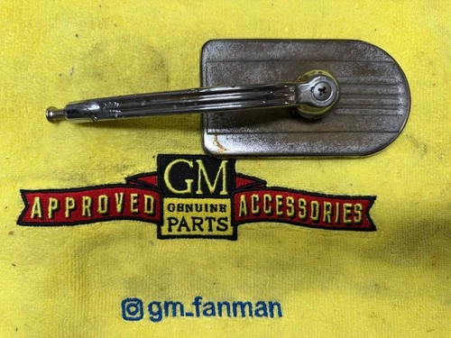 1940s art deco ROBERK side view tombstone mirror