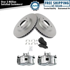 Front Brake Calipers Pads & Rotors Fits 2008-2016 Mitsubishi Lancer