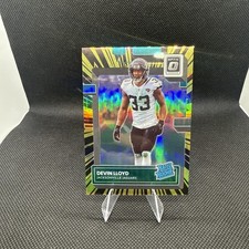 Jaguars Devin Lloyd - 2022 Donruss Optic Rated Rookie Electricity Prizm SSP /65