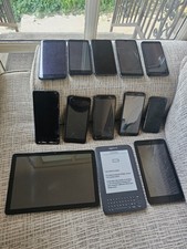 Lot Of 13 Android Phones Devices - 10 Smartphones And 3 Tablets FOR PARTS/REPAIR