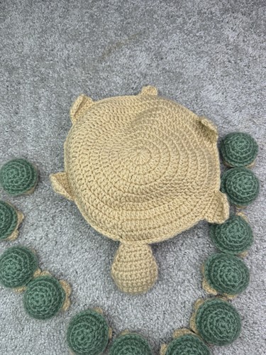 Juego de memoria/a juego de tortugas de ganchillo hecho a mano, 6 juegos de tortugas bebé - Imagen 6 de 8