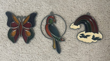 Vintage Stained Glass Sun Catchers