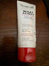 The Cr me Shop  What Acne   Clarifying Facial Scrub Cleanser