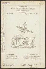 Photo:Nashua Manufacturing Company for Two birds logo brand Cotton Goods