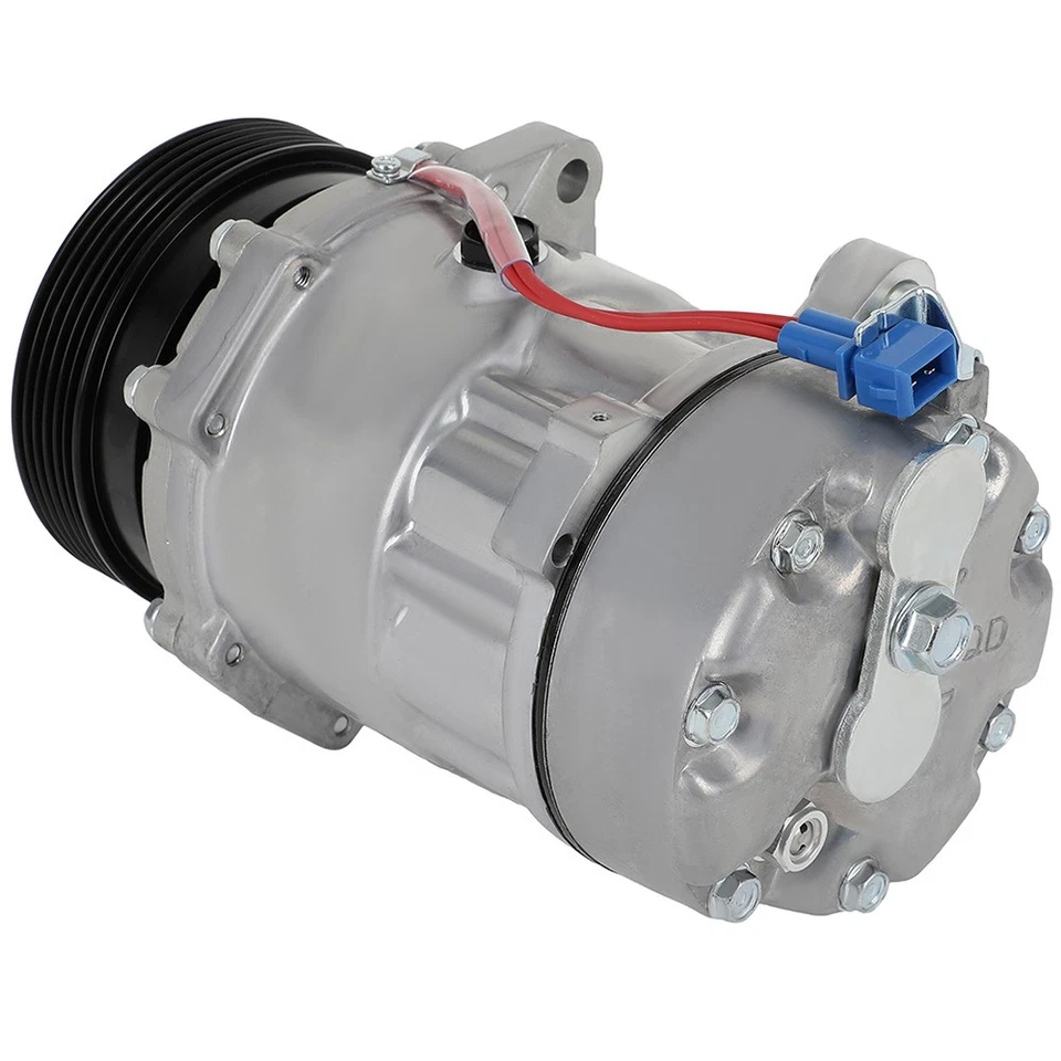 AC Compressor W/Clutch+Pulley For 1993-1999 Volkswagen Golf 2.0L 1H0820803D Foto 4 de 4