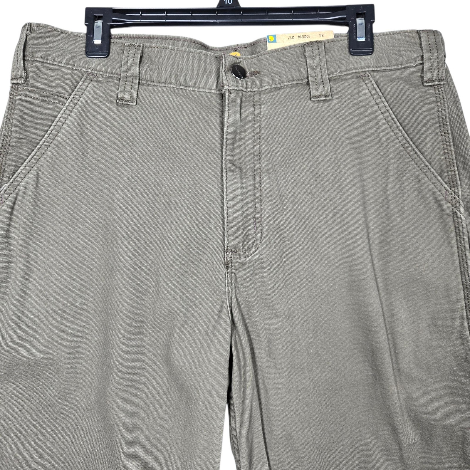 Carhartt Rugged Flex Rigby Shorts Mens 34 Green Relaxed Fit Work 10 Inseam thumbnail 2