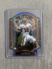 2020 Panini Select - Tom Brady Concourse Blue Die Cut Prizm #1 Buccaneers