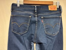 Levi's 710 super Skinny Jeans Womens Blue Denim Classic Everyday 5-Pocket 29x30