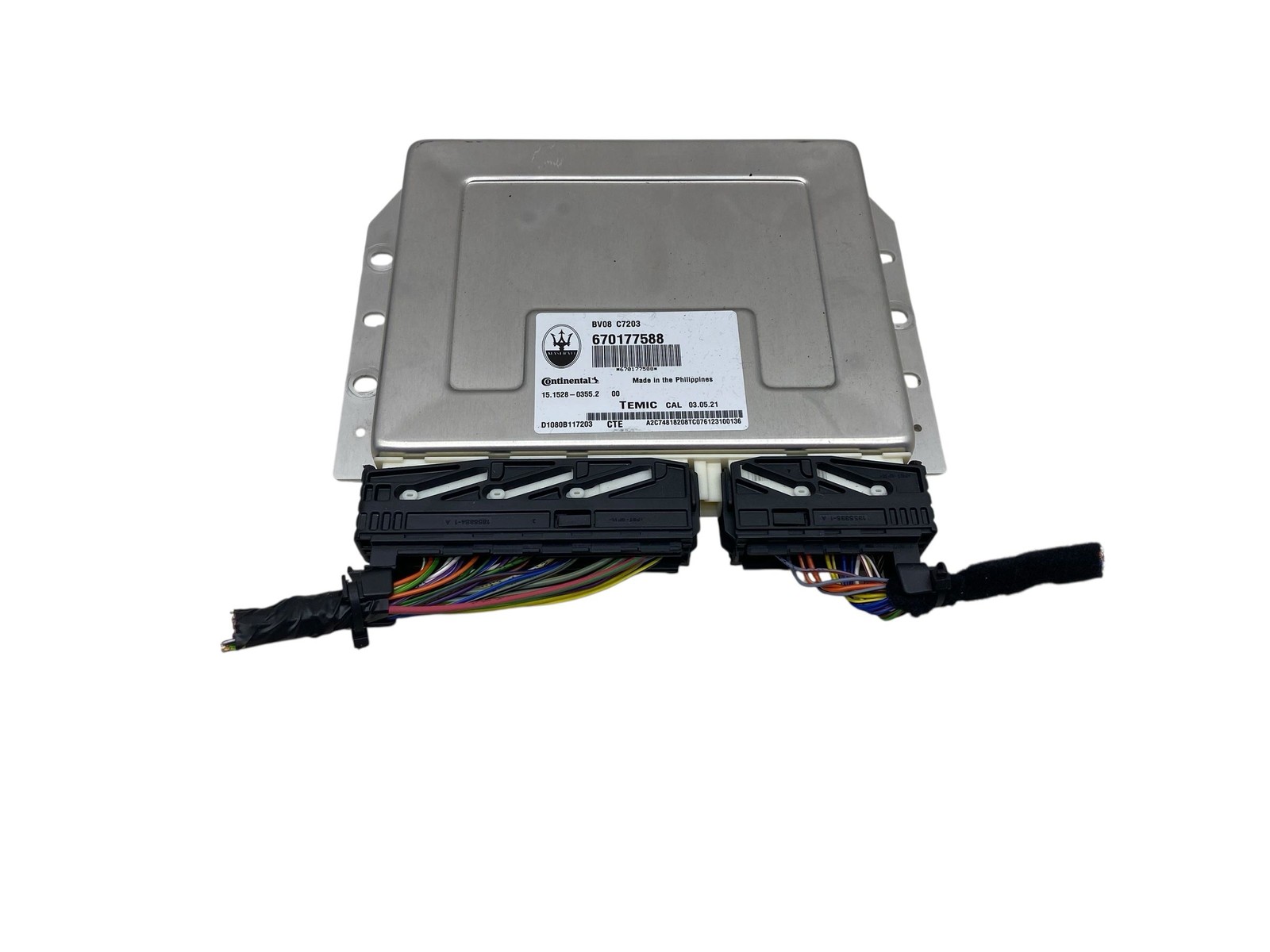 2017-2022 MASERATI LEVANTE ACTIVE SUSPENSION COMPUTER CONTROL MODULE 670177588