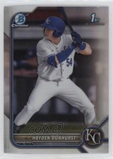 2022 Bowman Draft Chrome Refractor Hayden Dunhurst #BDC-44 0wq