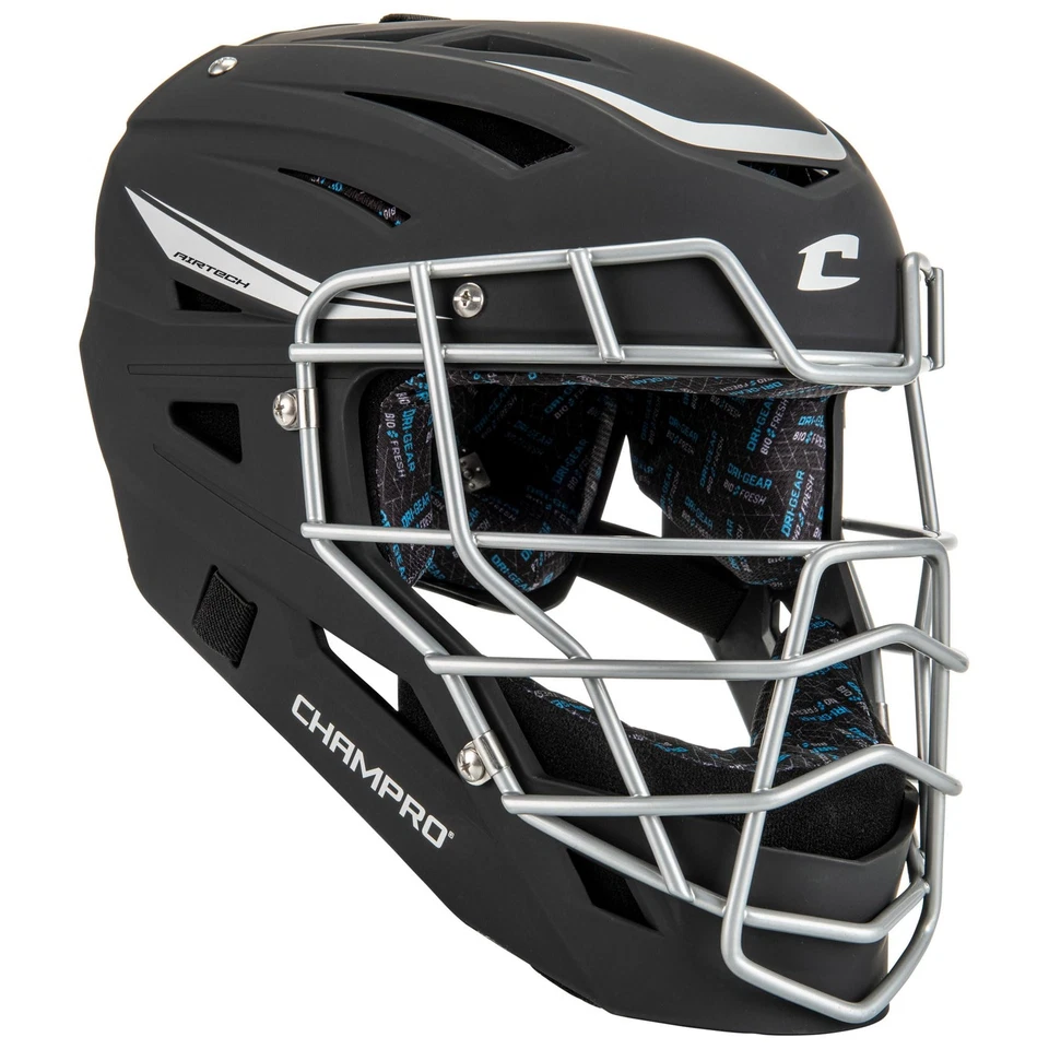 Комплект ловушки для быстрой подачи Champro для детей от 6 лет черный головной убор защита груди защита ног - Изображение 4 из 4