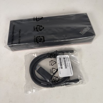 Lenovo ThinkPad Hybrid USB-C USB-A Docking Station Model DUD9011D1 NO POWER CORD
