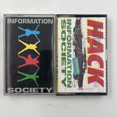 Information Society Hack Und Information Society 2 MC Kassette Synthpop 80s