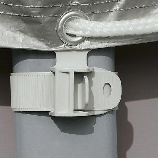 Intex 18 Ft Round Deluxe Pool Cover for Metal Frame Pools (28041E) - Image 4 of 4