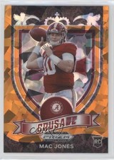2021 Panini Prizm Draft Picks Crusade Orange Ice Prizm Mac Jones #170 0a6
