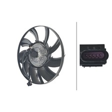 Engine Cooling Fan 12 V 5-pin HELLA for e.g. LAND ROVER DISCOVERY