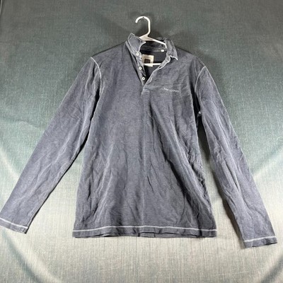 Marc O'Polo Men's Shirt Size M Gray Long Sleeve Organic Cotton Modern Fit