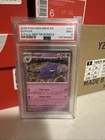 2025 Pokemon Mew EN SV 151 Gengar Pack Mini Tin #094/165 PSA 9 Cosmos holo