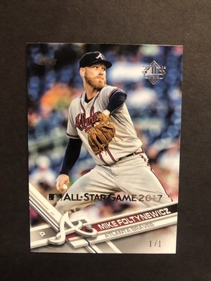 2017 TOPPS ALL-STAR GAME MIKE FOLTYNEWICZ 1/1 TRANSCENDENT VIP ATLANTA BRAVES 