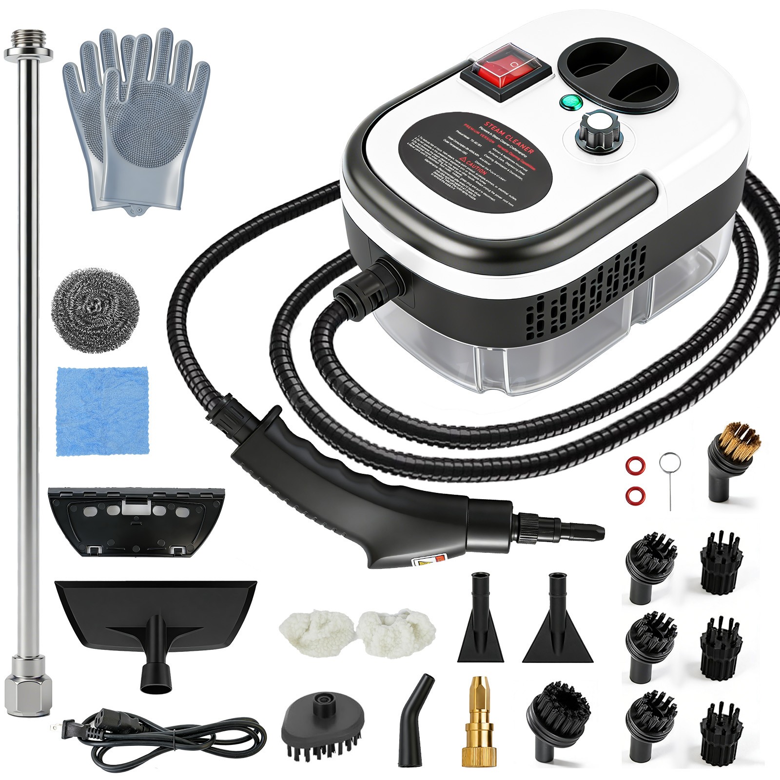 2500W Handheld Steam Cleaner High Pressure Household Car Steam Cleaning Machine