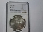 1881-S Morgan Dollar  NGC  MS_63  ***BLAZING***