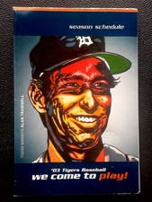 DETROIT TIGERS / ALAN TRAMMELL 2003 PEPSI MLB BASEBALL POCKET SCHEDULE     91660