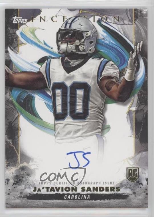 2024 Topps Inception Rookie Auto Ja'Tavion Sanders #RA-JSA Auto RC