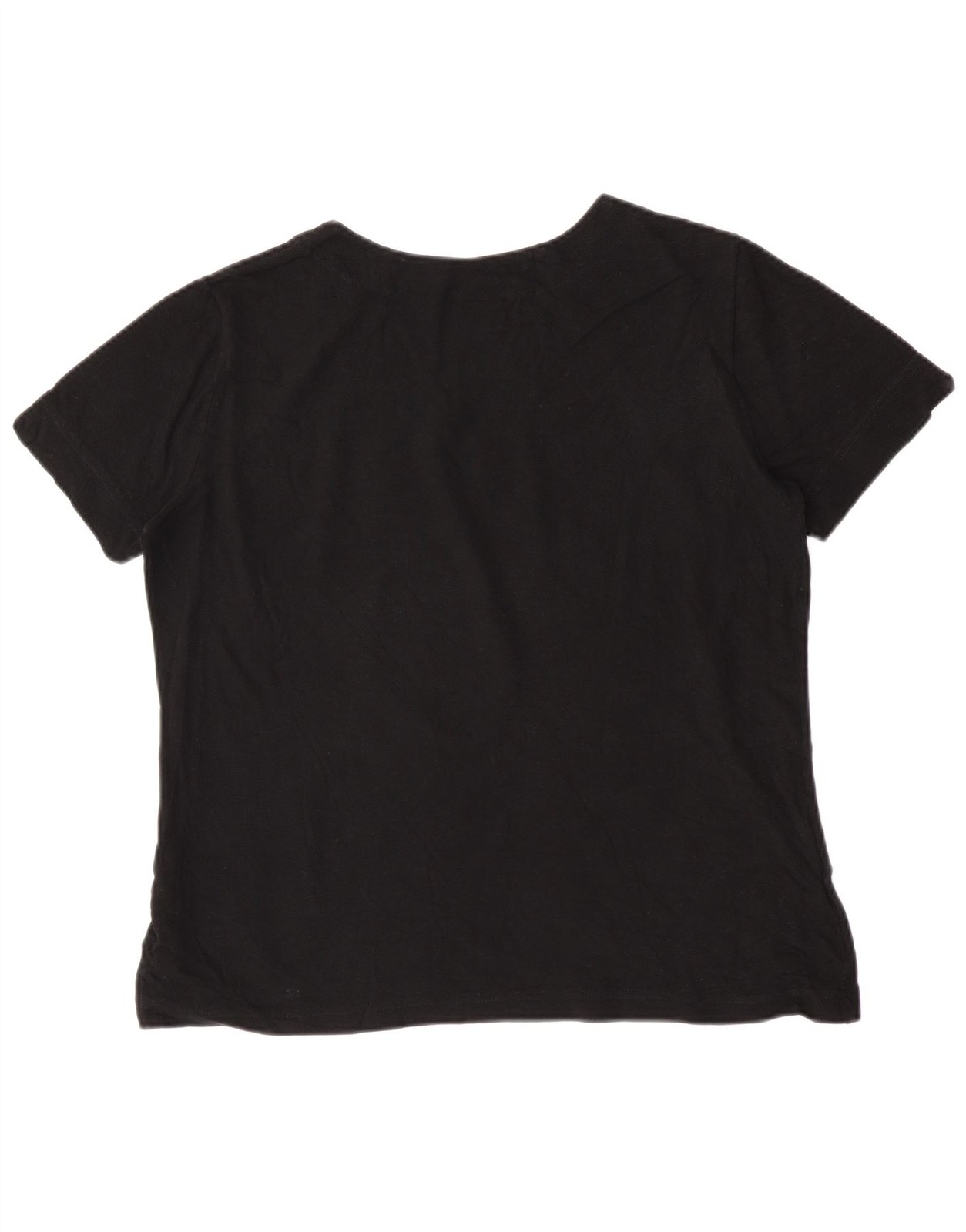 Lacoste Womens T-Shirt Top Size 50 2XL Black Cotton CU08 thumbnail 2