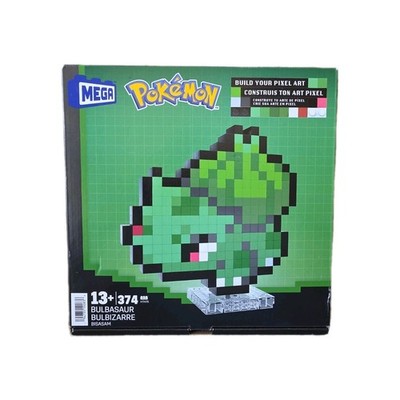 Mega Pokémon Bulbasaur Pixel Art Building Set 374 Pieces HTH75 New Sealed