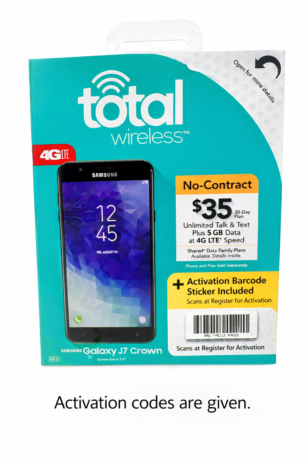 Samsung Galaxy J7 Crown S767VL Total Wireless 16GB 4G LTE Se