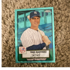 Topps 2021 Chrome Platinum Anniversary Tino Martinez Yankees #691 Baseball