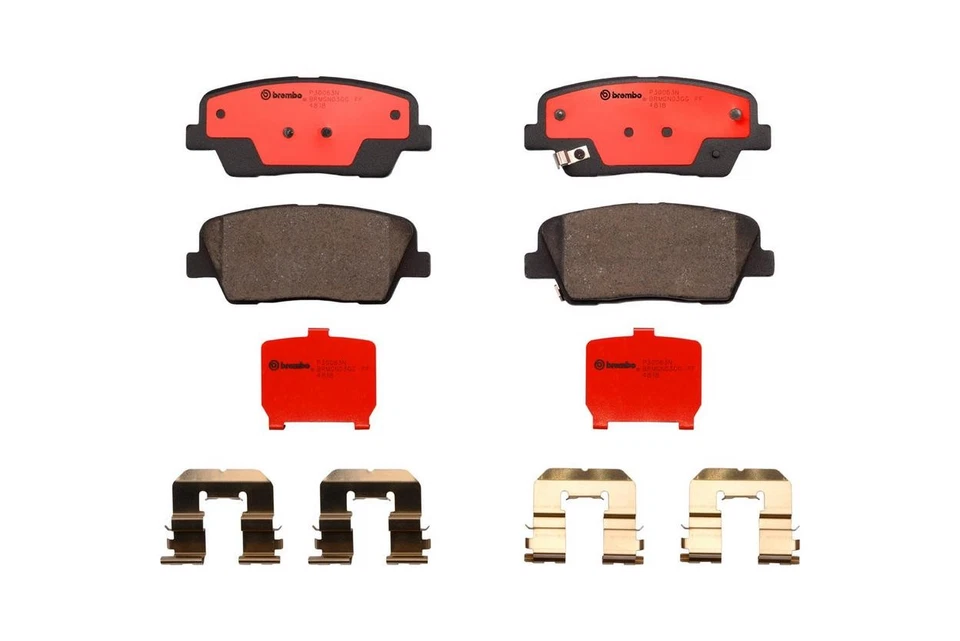 Rear Disc Brake Pad Set for 2010-2013 Hyundai Genesis Coupe 3.8 Grand Touring - Image 2 of 4