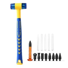 WHDZ Auto Body Dent Removal Kit – 9pcs Heads Paintless Repair Hammer Tools