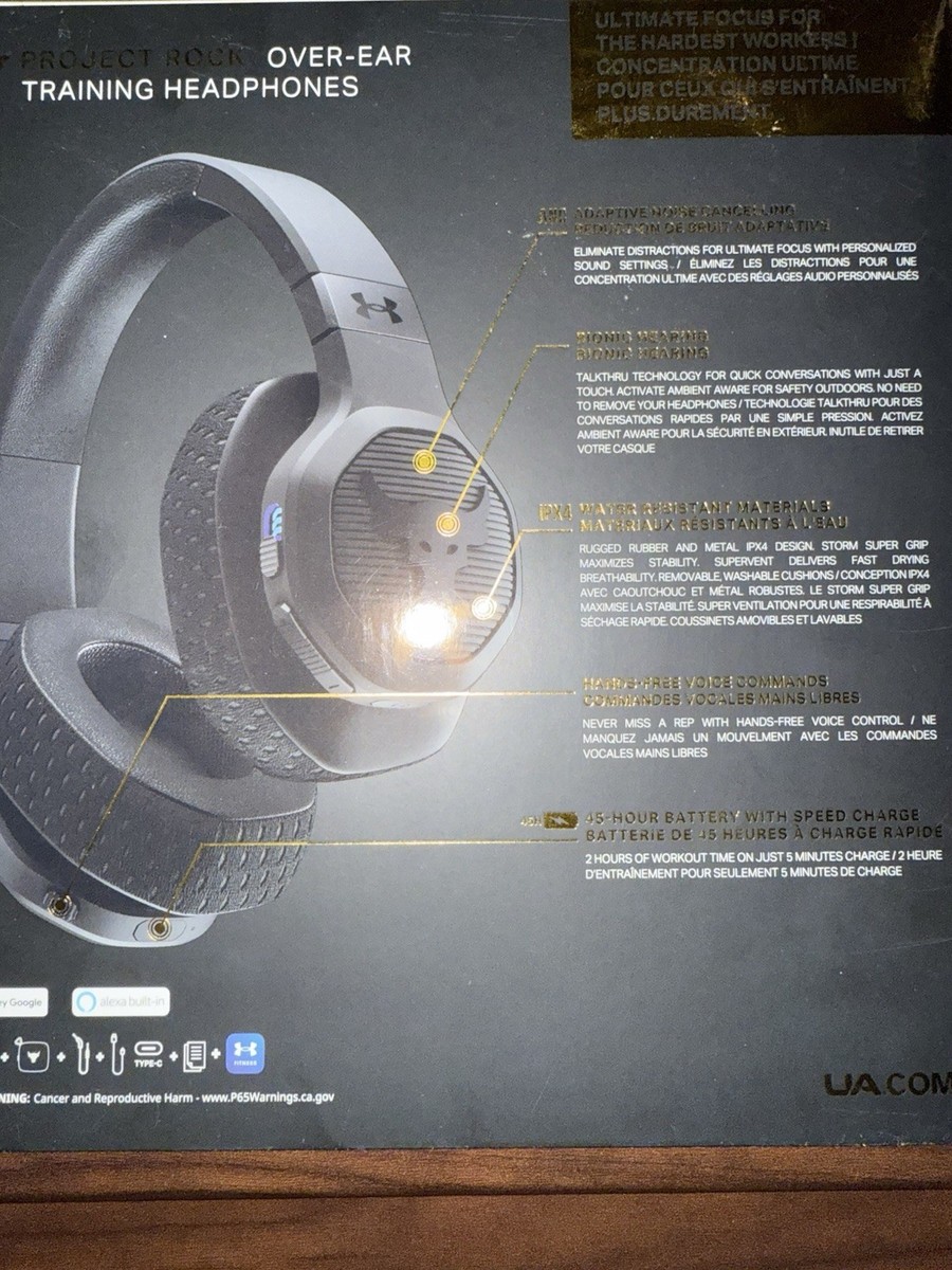 JBL Under Armour Project Rock Over-the-Ear Headphones