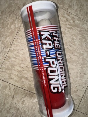 Ka-Pong Red, White, Blue Fun Drinking Game - Complete With 22 Cups, 4 Balls