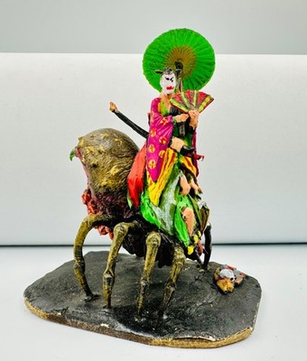 Jorogumo / Mythisches Wesen des Geheimnisses / Aufgehende Sonne Brettspiel *gut bemalt*