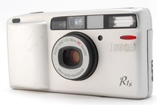 NEAR MINT Ricoh R1S R1 S Silver Point Shoot 35mm Film Camera From JAPAN