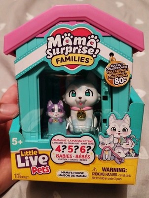 Little Live Pets Mama Überraschung Familien Mamas Haus Husky Set 2