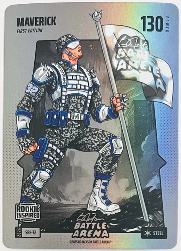 2026 Bo Jackson Battle Arena Maverick Cooper Flagg RC Silver Battlefoil SBF-72