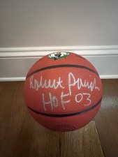 autograph Robert parish basketball HOF 03.
