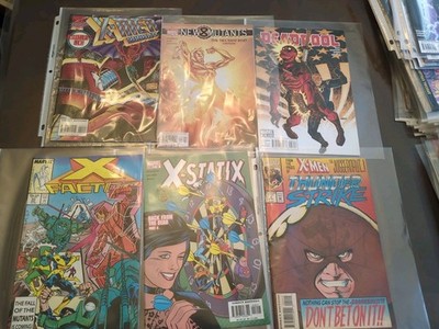 Lot Of 12 X-Men Mutant X X Force Deadpool & Related Assorted Comic Books