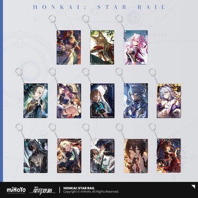 miHoYo Honkai: Star Rail Keychain Official Light Cone Acrylic Keyring Original